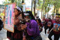 20231210. San Cristóbal de las Casas. Peregrinos en el Barrio de Guadalupe