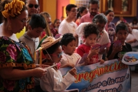 20231203. Tuxtla. Peregrinos durante las celebraciones guadalupanas en Chiapas