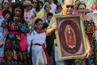 20231203. Tuxtla. Peregrinos durante las celebraciones guadalupanas en Chiapas