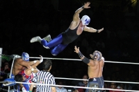 Sábado 6 de octubre del 2013. Tuxtla Gutiérrez. Esta noche se lleva a cabo la función de lucha libre profesional Guerra de Leyendas 2.