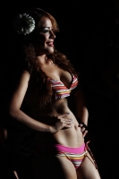 Sábado 28 de abril del 2012. Las participantes del concurso de belleza Miss Hearth Chiapas, presentan la etapa en traje de baño esta noche en conocido centro nocturno del poniente de la ciudad.
