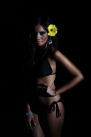 Sábado 28 de abril del 2012. Las participantes del concurso de belleza Miss Hearth Chiapas, presentan la etapa en traje de baño esta noche en conocido centro nocturno del poniente de la ciudad.