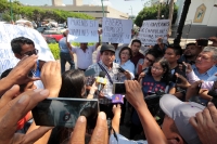 Miércoles 7 de marzo del 2018. Tuxtla Gutiérrez. Los militantes coletos en voz de Carlos Herrara hablan sobre el proceso electoral en Chiapas y denuncian la intromisión y el intento de controlar el proceso de selección de candidatos al interior del pa Miércoles 7 de marzo del 2018. Tuxtla Gutiérrez. Los militantes coletos en voz de Carlos Herrara hablan sobre el proceso electoral en Chiapas y denuncian la intromisión y el intento de controlar el proceso de selección de candidatos al interior del pa