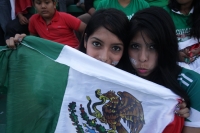 Jueves 9 de octubre del 2014. Tuxtla Gutiérrez. Los aficionados durante el partido de México vs Honduras.