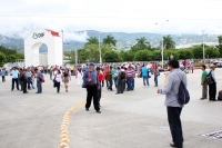 Lunes dos de septiembre del 2013. Tuxtla Gutiérrez. Manifestación en las entradas de la Torre Azteca-Chiapas. Lunes dos de septiembre del 2013. Tuxtla Gutiérrez. Manifestación en las entradas de la Torre Azteca-Chiapas.