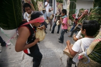 Especial / 15 fotos / Los Hojeros de Suchiapa recorren varios municipios de la depresión central de Chiapas para recolectar las Hojas de Espadaña, la cual es utilizada de forma ceremonial en los días previos a la Santa Cruz.  Los Hojeros acompañan el reco