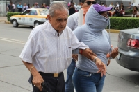 Martes 9 de octubre del 2018. Tuxtla Gutiérrez. Los maestros idóneos exigiendo el pago de salarios en el cruce de la Avenida y Calle Central en la capital del esto de Chiapas.