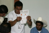 El IECP  Prácticamente se encuentra terminado el proceso electoral en los municipios y distritos del estado salvo municipio como el de La Trinitaria en donde se realizan conteo de boletas anuladas.