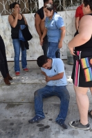 Martes 1 de agosto del 2017. Tuxtla Gutiérrez. Militantes del MOCRI de las comunidades de Tapilula causan destrozos y golpean a militantes de la COIAC esta tarde en las oficinas de esta organización ubicadas en una colonia residencial del oriente de Tuxtl