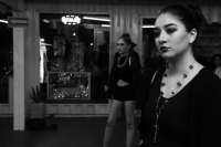 Sábado 13 de enero del 2018. Tuxtla Gutiérrez. Arte Colectivo Ac. presenta esta noche el trabajo de artistas visuales y diseñadores durante la pasarela urbana en una conocida plaza del poniente de la ciudad.
