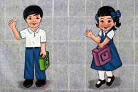 Lunes 26 de agosto del 2019. Tuxtla Gutiérrez. Durante el primer día de clases