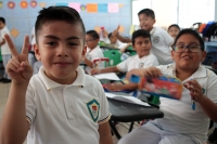 Lunes 26 de agosto del 2019. Tuxtla Gutiérrez. Durante el primer día de clases