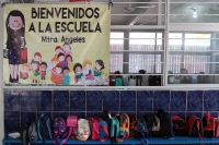 Lunes 26 de agosto del 2019. Tuxtla Gutiérrez. Durante el primer día de clases