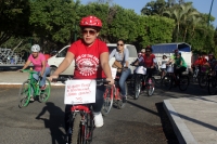 Sábado 7 de marzo del 2015. Tuxtla Gutiérrez. Grupos de ciclistas recorren las avenidas de la capital del estado de Chiapas en la Rodada de Altura 2015 que se lleva a cabo simultáneamente en varios países de habla hispana.