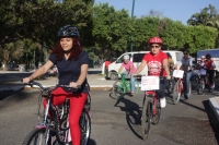 Sábado 7 de marzo del 2015. Tuxtla Gutiérrez. Grupos de ciclistas recorren las avenidas de la capital del estado de Chiapas en la Rodada de Altura 2015 que se lleva a cabo simultáneamente en varios países de habla hispana.