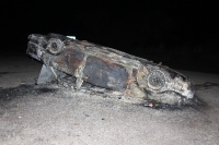 El saldo del operativo del desalojo de la carretera de Ixtapa y Bochil arroja una veintena de detenidos, daños materiales y un vehículo incinerado