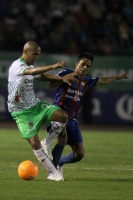 Sábado 26 de abril del 2014. Tuxtla Gutiérrez. Aspectos del partido entre Jaguares de Chiapas y el Atlante esta noche en el estadio Zoque.