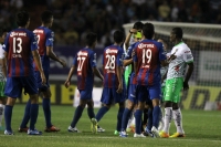 Sábado 26 de abril del 2014. Tuxtla Gutiérrez. Aspectos del partido entre Jaguares de Chiapas y el Atlante esta noche en el estadio Zoque.