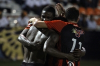 Viernes 24 de agosto del 2012. Tuxtla Gutiérrez, Chiapas. Los Jaguares de Chiapas consiguen su primer triunfo en la LigaMx venciendo 2-1 a los Gallos Blancos.