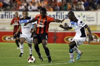 Viernes 24 de agosto del 2012. Tuxtla Gutiérrez, Chiapas. Los Jaguares de Chiapas consiguen su primer triunfo en la LigaMx venciendo 2-1 a los Gallos Blancos.