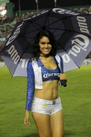 Miércoles 12 de agosto del 2015. Tuxtla Gutiérrez. Aspecto del partido entre Jaguares de Chiapas y el Cruz Azul, esta noche en el estadio Zoque de la capital de este estado del sureste de México.