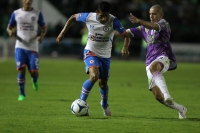 Miércoles 12 de agosto del 2015. Tuxtla Gutiérrez. Aspecto del partido entre Jaguares de Chiapas y el Cruz Azul, esta noche en el estadio Zoque de la capital de este estado del sureste de México.