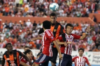 Sábado 14 de enero del 2012. Tuxtla Gutiérrez, Chiapas. Los jaguares de Chiapas logran su primera victoria en el torneo de clausura ante las Chivas del Guadalajara tres tantos a uno.
