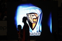 Sábado 14 de enero del 2012. Tuxtla Gutiérrez, Chiapas. Los jaguares de Chiapas logran su primera victoria en el torneo de clausura ante las Chivas del Guadalajara tres tantos a uno.
