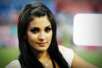 Sábado 14 de enero del 2012. Bellezas en el Estadio Zoque. Jaguares vs Chivas.
