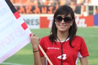 Miércoles 6 de abril. Porristas del partido entre Jaguares y el Internacional