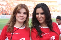 Miércoles 6 de abril. Porristas del partido entre Jaguares y el Internacional