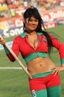 Porristas en el partido entre Jaguares y Tigres