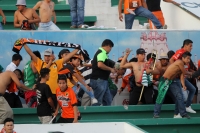 Sábado 29 de abril del 2017. Tuxtla Gutiérrez. con un empate a dos tantos y una fuerte trifulca con los aficionados termina el partido entre Jaguares de Chiapas y El Santos. esta tarde en el estadio Zoque de la capital de este estado del sureste de México