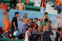 Sábado 29 de abril del 2017. Tuxtla Gutiérrez. con un empate a dos tantos y una fuerte trifulca con los aficionados termina el partido entre Jaguares de Chiapas y El Santos. esta tarde en el estadio Zoque de la capital de este estado del sureste de México