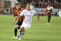 Viernes 14 de septiembre del 2012. Tuxtla Gutiérrez, Chiapas. El equipo Jaguares de Chiapas obtiene un respiro al ganar por dos tantos a cero al Toluca, esta noche en el Estadio Zoque de esta ciudad.