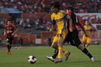 Sábado 20 de julio del 2012. Tuxtla Gutiérrez, Chiapas. Aspectos del partido entre Tigres y Jaguares de Chiapas, esta tarde en el estadio Zoque de esta ciudad.