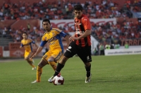 Sábado 20 de julio del 2012. Tuxtla Gutiérrez, Chiapas. Aspectos del partido entre Tigres y Jaguares de Chiapas, esta tarde en el estadio Zoque de esta ciudad.