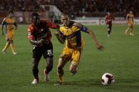 Sábado 20 de julio del 2012. Tuxtla Gutiérrez, Chiapas. Aspectos del partido entre Tigres y Jaguares de Chiapas, esta tarde en el estadio Zoque de esta ciudad.