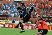 Sábado 13 de agosto. Jaguares de Chiapas logra un empate a un tanto al recibir esta tarde a los cementeros de la Cruz Azul.