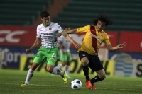 Sábado 29 de Marzo del 2014. Tuxtla Gutiérrez. Aspectos del partido entre Jaguares de Chiapas y Morelia, esta noche en el estadio Zoque de la capital de este estado del sureste de México.