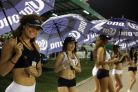 Sábado 7 de febrero del 2015. Tuxtla Gutiérrez. Aspecto del partido entre Jaguares de Chiapas y Xolos, esta noche en el estadio Zoque de la capital del estado de Chiapas.