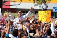 Domingo 21 de enero del 2018. Tuxtla Gutiérrez. Eduardo Ramí­rez Aguilar, Renuncia al PVEM Yy a su cargo en la mesa directiva del Congreso Local con lo que abre su aspiración a una candidatura ciudadana para la gubernatura en el 2018.