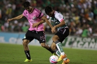 Sábado 18 de octubre del 2014. Tuxtla Gutiérrez. Aspecto del partido entre jaguares de Chiapas y Santos Laguna.