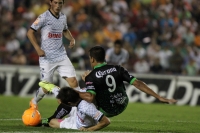 Sábado 12 de abril del 2014. Tuxtla Gutiérrez. Aspectos del partido entre jaguares de Chiapas y Monterrey.