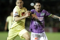 Sábado 2 de abril del 2016. Tuxtla Gutiérrez. Del partid entre Jaguares de Chiapas y el América.