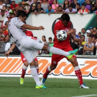 Domingo 31 de julio del 2016. Tuxtla Gutiérrez. Jaguares vence 1-0 al Toluca, esta tarde en partido de la LigaMx en el estadio Zoque de la capital de Chiapas. Domingo 31 de julio del 2016. Tuxtla Gutiérrez. Jaguares vence 1-0 al Toluca, esta tarde en partido de la LigaMx en el estadio Zoque de la capital de Chiapas.