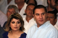 Domingo 3 de septiembre del 2017. Tuxtla Gutiérrez. El informe legislativo de la diputada federal Janette Ovando es acompañada por Moreno Valle esta noche en la capital del estado de Chiapas.
