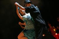 EL ESPECTACULO FOLKLORICO  INTERNACIONAL "JAROCHO" EN LA PLAZA DE LA PAZ DE SAN CRISTOBAL DE LAS CASAS