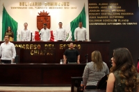 Domingo 7 de diciembre del 2014. Foto/Juan Carlos Calderón. Tuxtla Gutiérrez. La diputada Itzel de León Villard acompaña a Manuel Velazco Coello, gobernador del estado de Chiapas en la entrega del segundo informe de la administración estatal, esta tarde e
