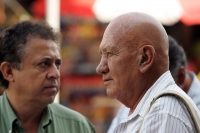 José Rodríguez, líder cañero y representante de organizaciones sociales de la zona habla a los medios de comunicación sobre la problemática de los candidatos electorales en el municipio de Tzimol, donde se esta imponiendo a viejos personajes de la polític
